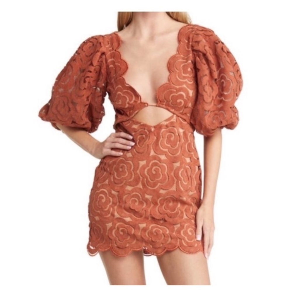For Love & Lemons Letitia Mini Dress